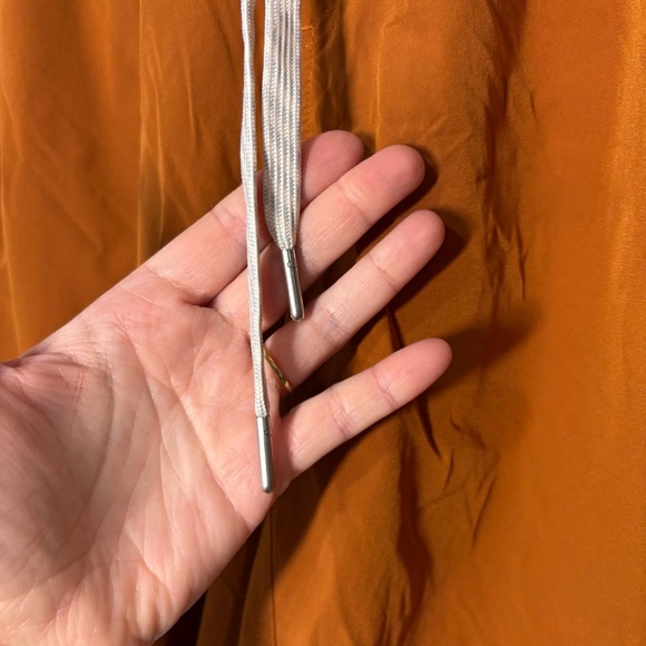 Wowie Nomad Shorts Men Large Burnt Orange Aztec Trim Drawstring Chino Outdoor 7” - Picture 6 of 11